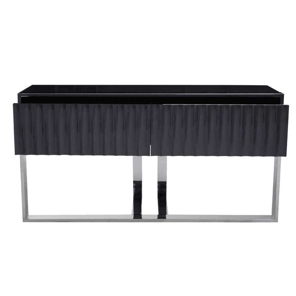 Verona Grey Finish Console Table