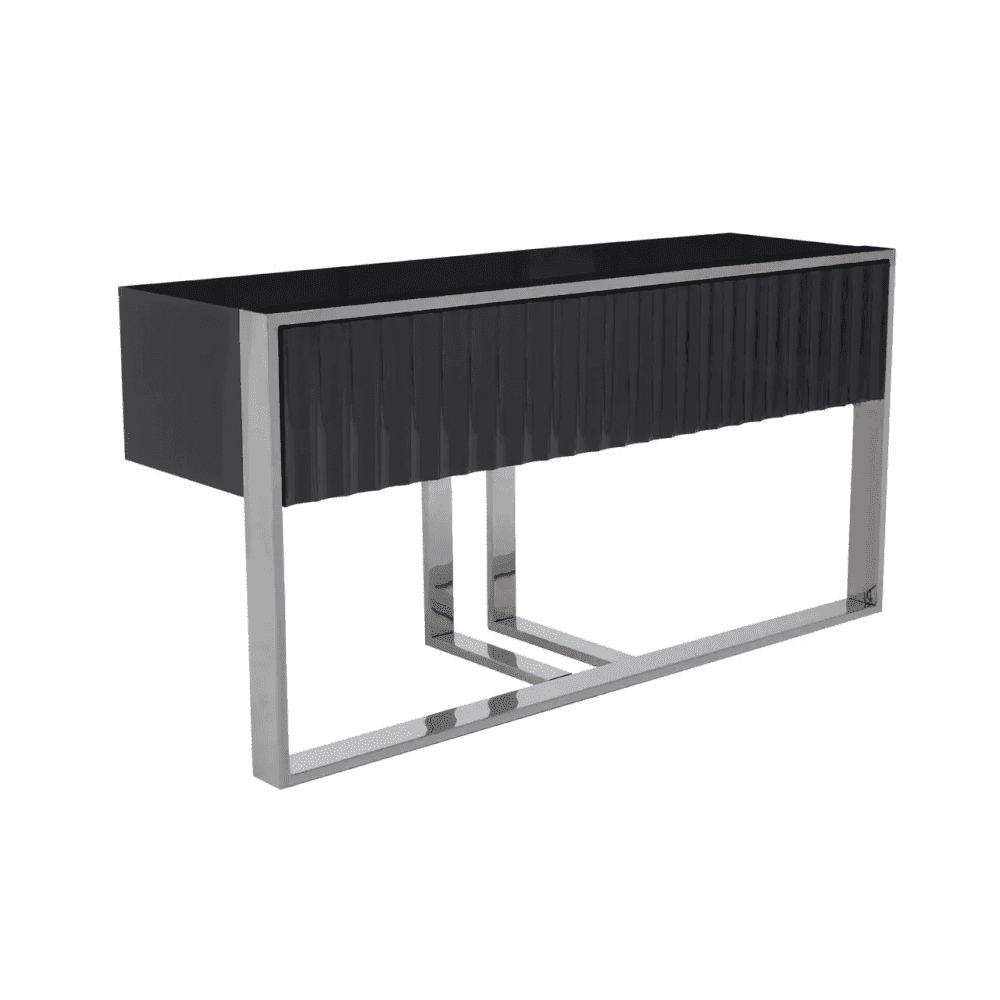 Verona Grey Finish Console Table