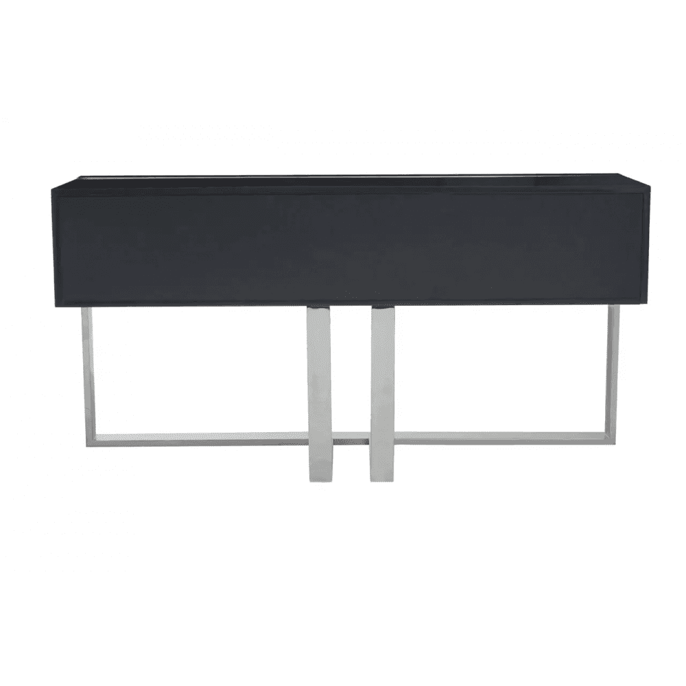 Verona Grey Finish Console Table