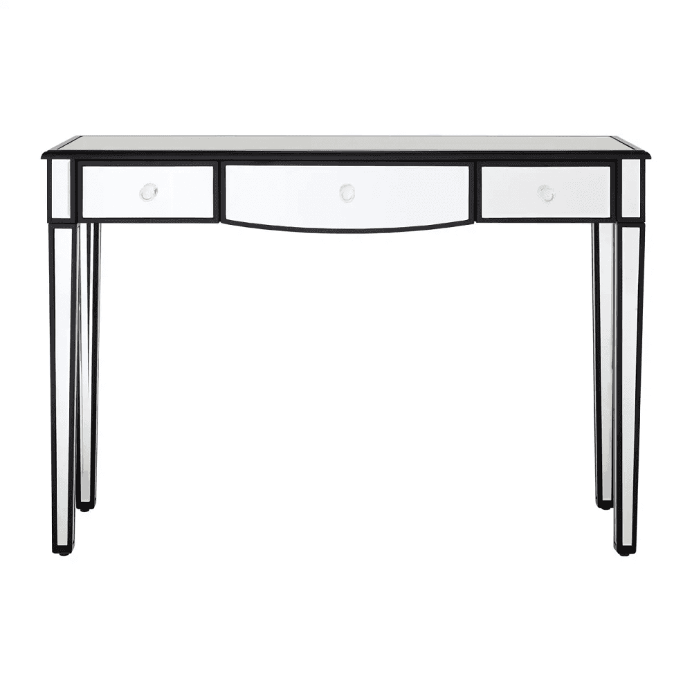 Sylvie Gwenda Console Table With Mirrored Frame
