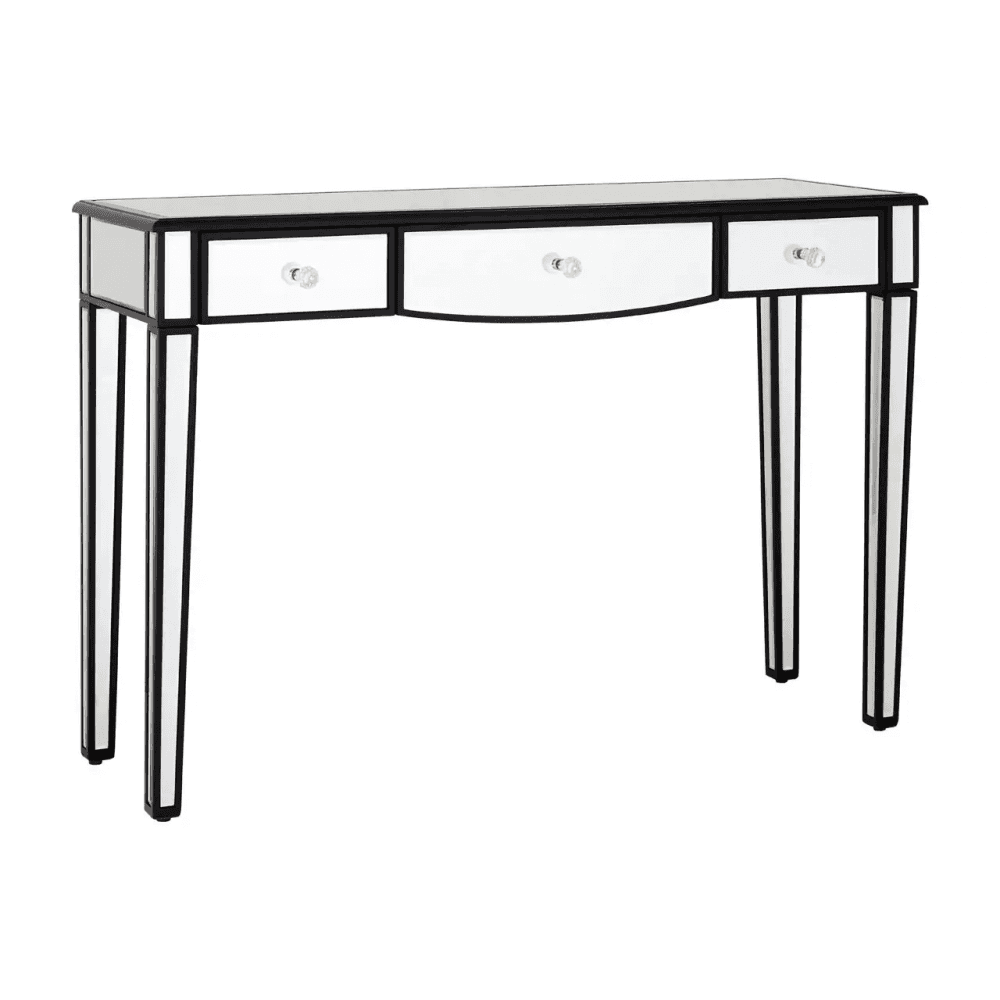 Sylvie Gwenda Console Table With Mirrored Frame