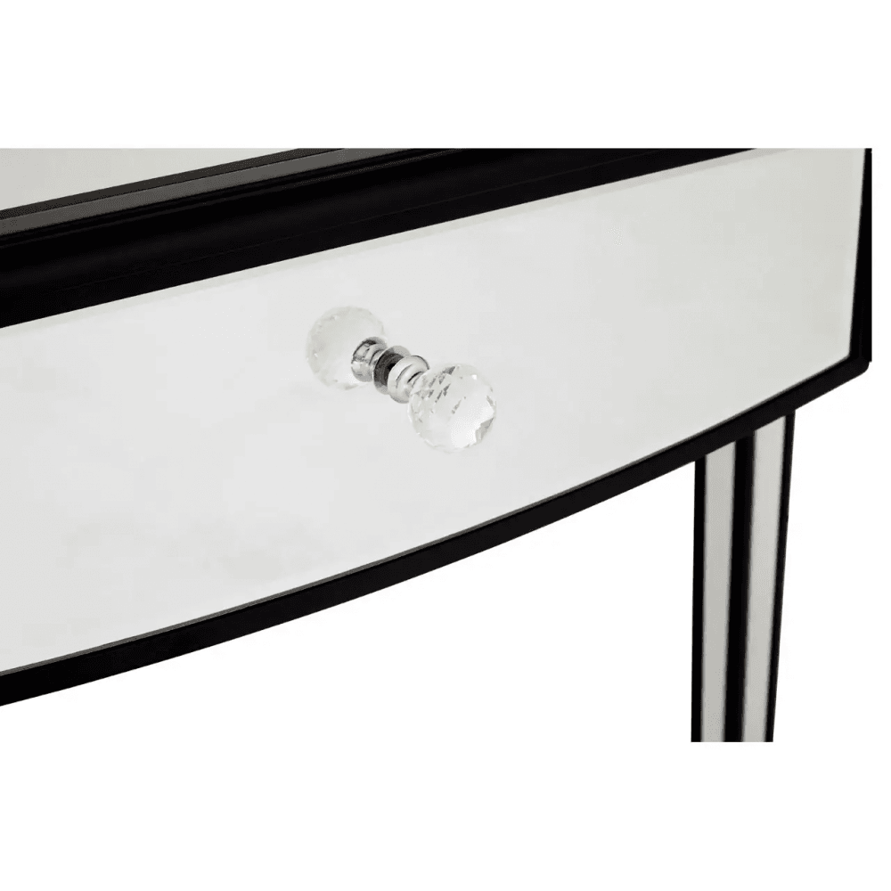 Sylvie Gwenda Console Table With Mirrored Frame