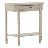 Lancaster Half Moon 1 Drawer Console Table