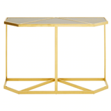 Sterling Black Tempered Glass Console Table