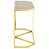 Sterling Black Tempered Glass Console Table