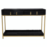 Lancaster Townhouse Hair On Hide Console Table