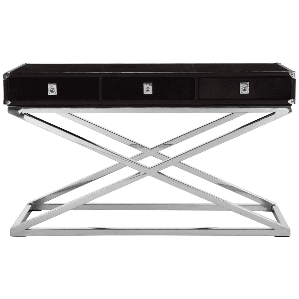 Lancaster Townhouse Hair On Hide Console Table
