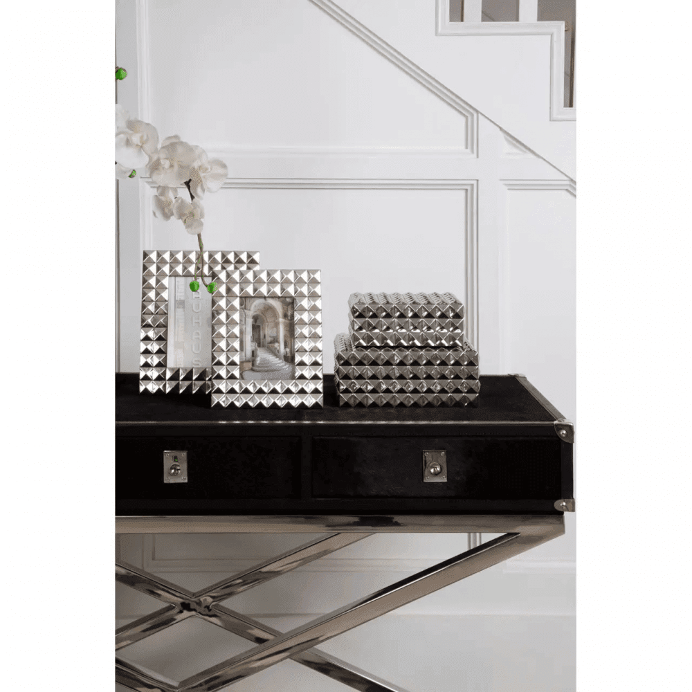 Lancaster Townhouse Hair On Hide Console Table