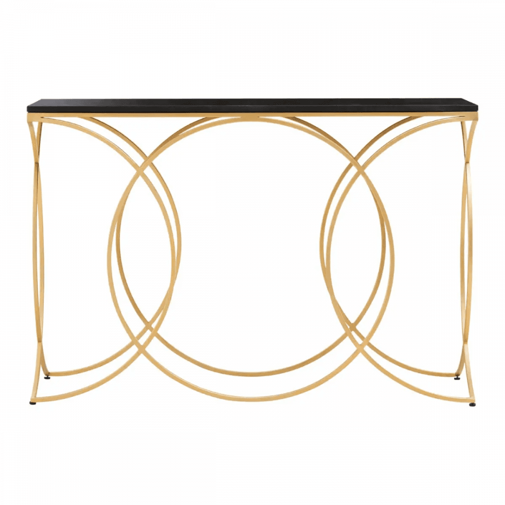 Roxa Black Console Table