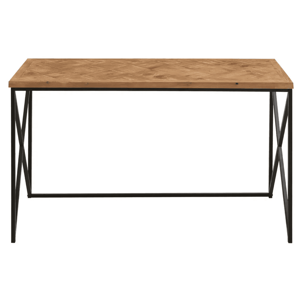 Beckford Console With Natural Parquet Top