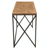 Beckford Console With Natural Parquet Top