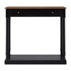 Arden 1 Drawer Black Console Table