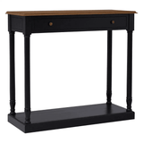 Arden 1 Drawer Black Console Table