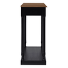 Arden 1 Drawer Black Console Table