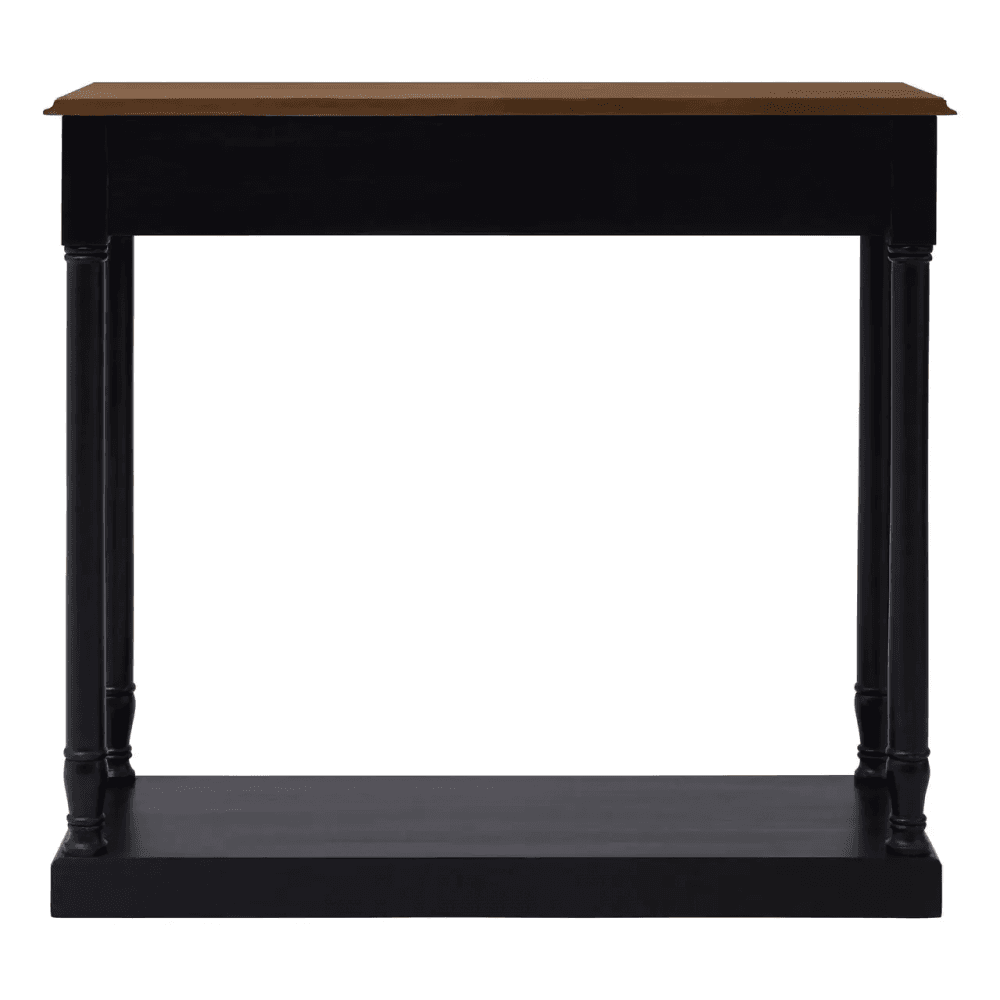 Arden 1 Drawer Black Console Table