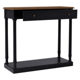 Arden 1 Drawer Black Console Table