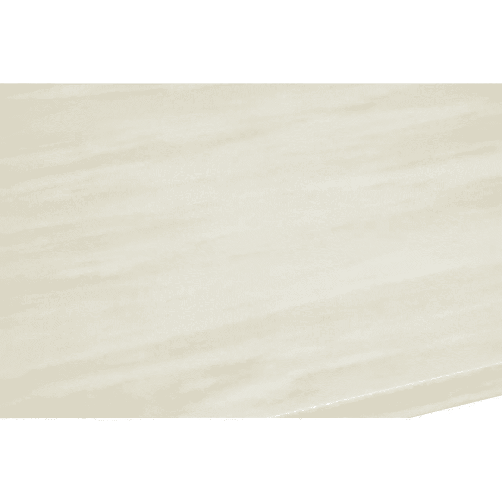 Elara Ivory White Marble Console Table