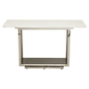 Elara White Marble Console Table