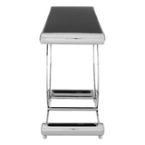 Kensington Black Glass Top Console Table