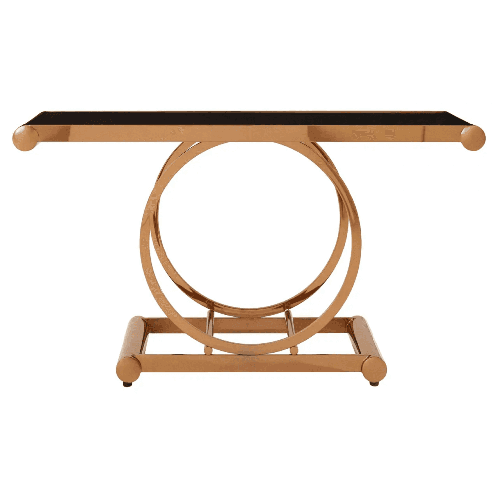 Kensington Rose Gold Console Table
