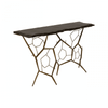 Kensington Black Stone Top Console Table