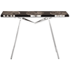 Sterling Black Resin/Silver Legs Console Table