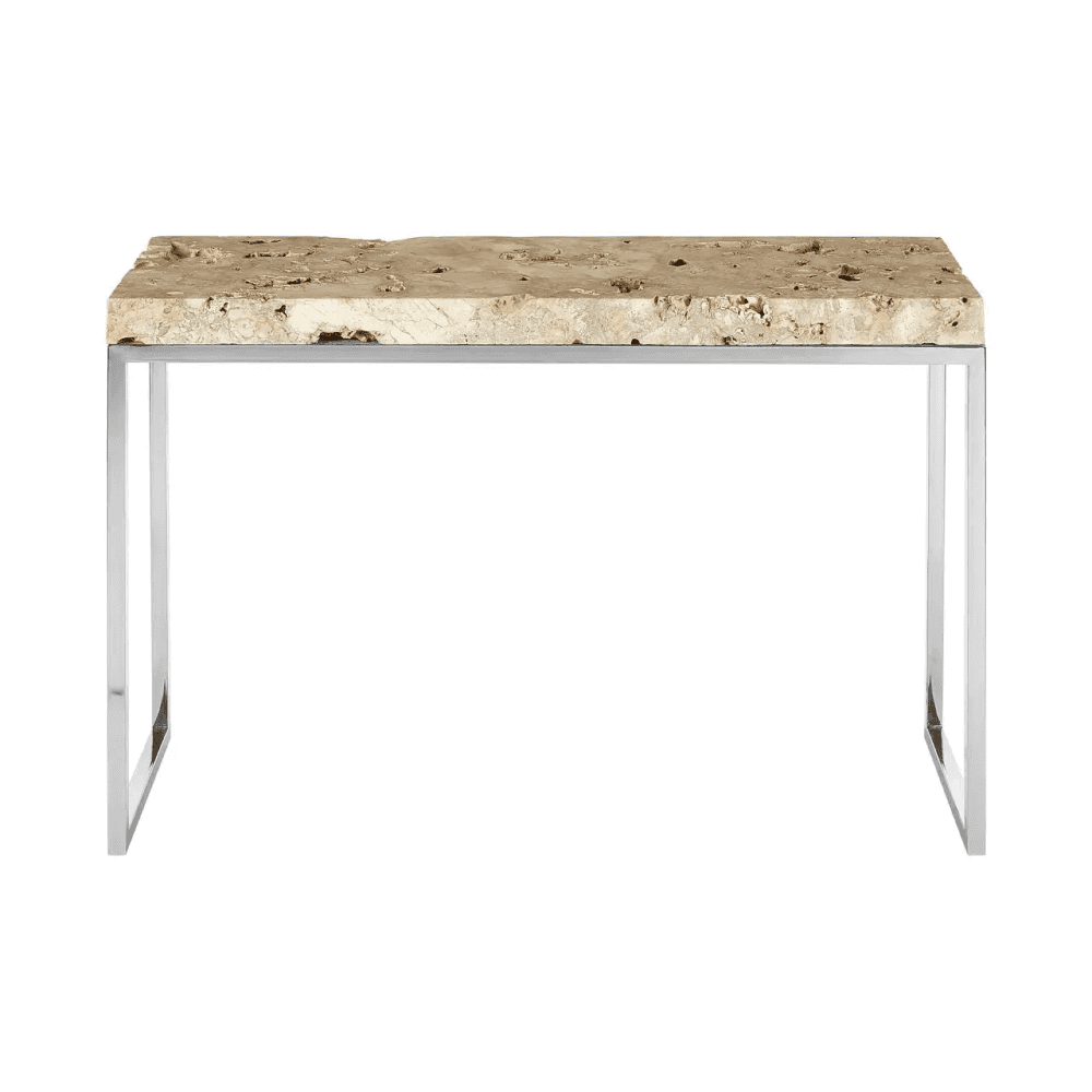 Sterling Cheese Stone Console Table