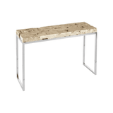 Sterling Cheese Stone Console Table