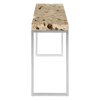 Sterling Cheese Stone Console Table