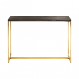 Sterling Dark Petrified Wood Console Table