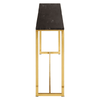 Sterling Dark Petrified Wood Console Table