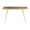 Sterling Petrified Wood Console Table