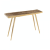 Sterling Petrified Wood Console Table