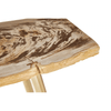 Sterling Petrified Wood Console Table