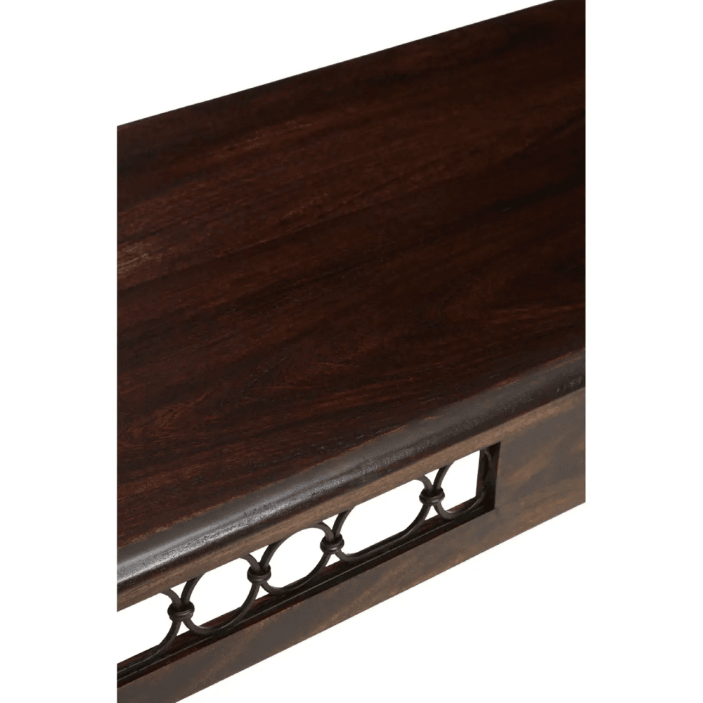 Westend Dark Sheesham Wood Console Table