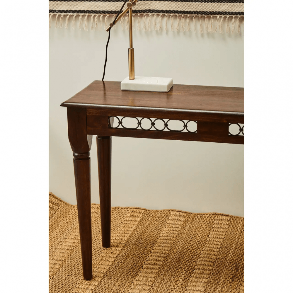 Westend Dark Sheesham Wood Console Table