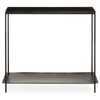 Titan Black Marble Console Table