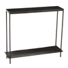 Titan Black Marble Console Table