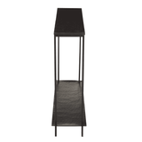 Titan Black Marble Console Table