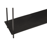 Titan Black Marble Console Table