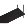 Titan Black Marble Console Table