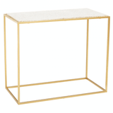 Titan Gold Finish Console Table
