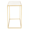 Titan Gold Finish Console Table