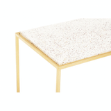 Titan Gold Finish Console Table