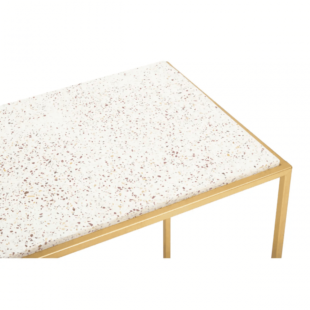 Titan Gold Finish Console Table