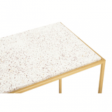 Titan Gold Finish Console Table