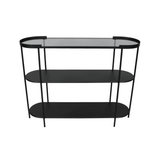 Edge Glass Console Table