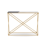 Vero Brass Finished Console