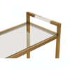 Vero Matte Gold Console Table