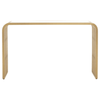 Vero Matte Gold Slatted Console Table